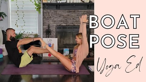 How to do Boat Pose | Boat Pose aka Navasana | Yoga Education with Stephanie