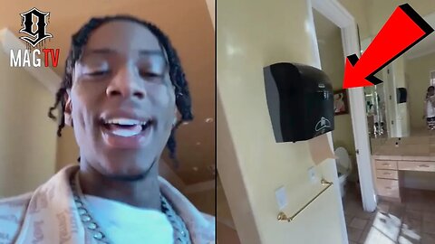 Soulja Boy Claims To Be The 1st Rapper With A Commercial Paper Towel & Soap Dispenser In His Crib! 🏡
