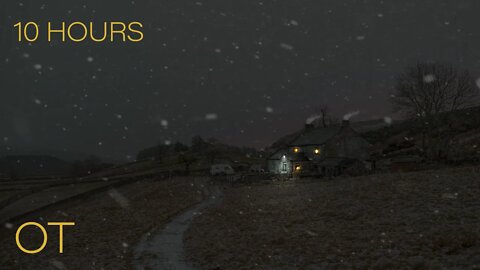 Blizzard in Teesdale | Winter Storm Sounds for Relaxation | Studying | Sleep | 10 HOURS Ambience