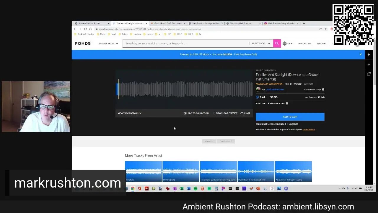 Music Chat: Ambient Rushton Podcast 188 - Fireflies and Starlight