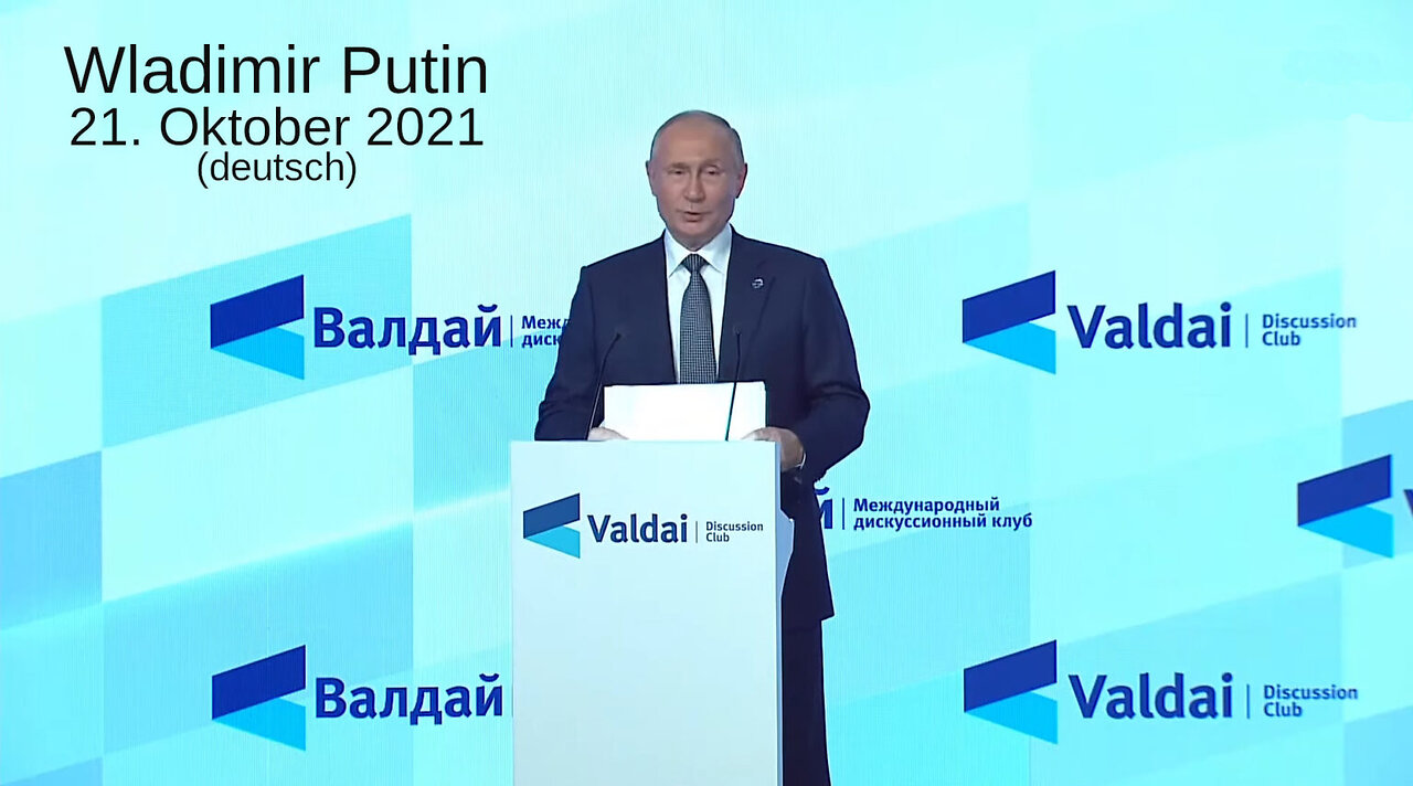 💥 Excerpt From Russian President Putin's Speech on October 22/2021 - "Wokeness is Destroying the West, it's Evil and it Destroys Values"