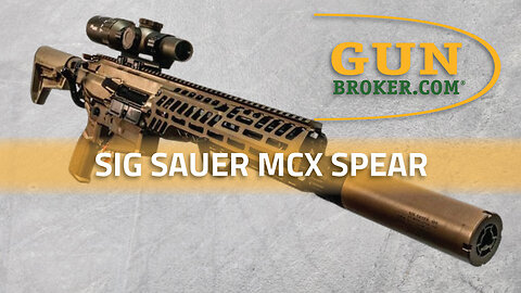 Highlights of SIG Sauer MCX Spear Rifle | GunBroker | #sigsauer #sigsauermcx #rifle