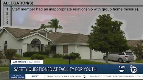Safety questioned at Escondido facility for youth