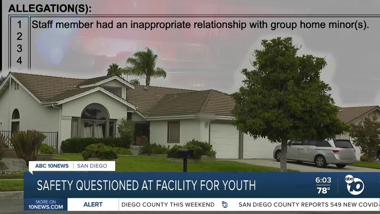 Safety questioned at Escondido facility for youth