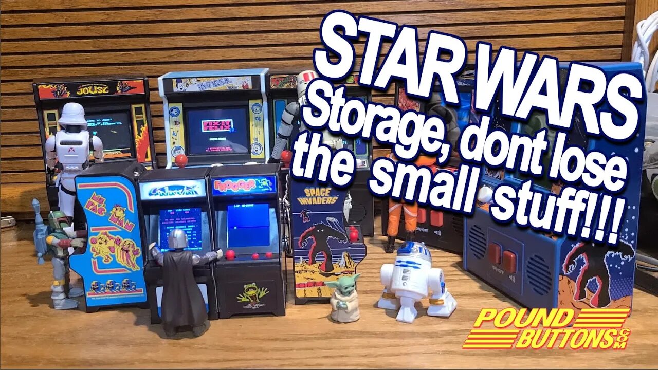 Storing small STAR WARS parts