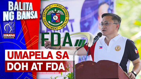 Sen. Bong Go, umapela sa DOH at FDA