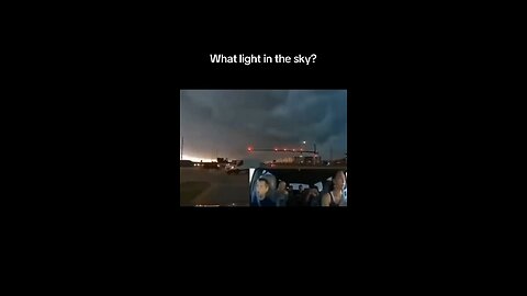 what lights in sky?