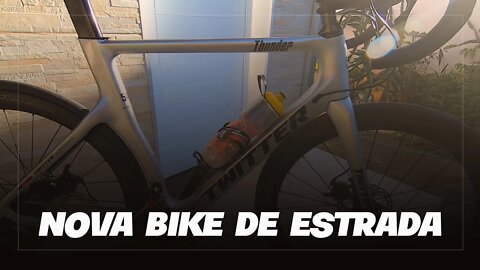Minha nova bike de estrada, speed twitter thunder | BIKE NA ESTRADA