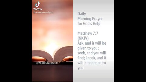 Daily Morning Prayer for God’s Help #Shorts