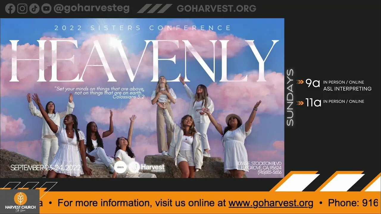 HARVEST CHURCH Elk Grove LIVE @ 11AM