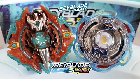 SURGE XCALIUS .1'.Ch1-H vs BLAST JINNIUS .5G.Kp-H - Beyblade Burst ベイブレードバースト
