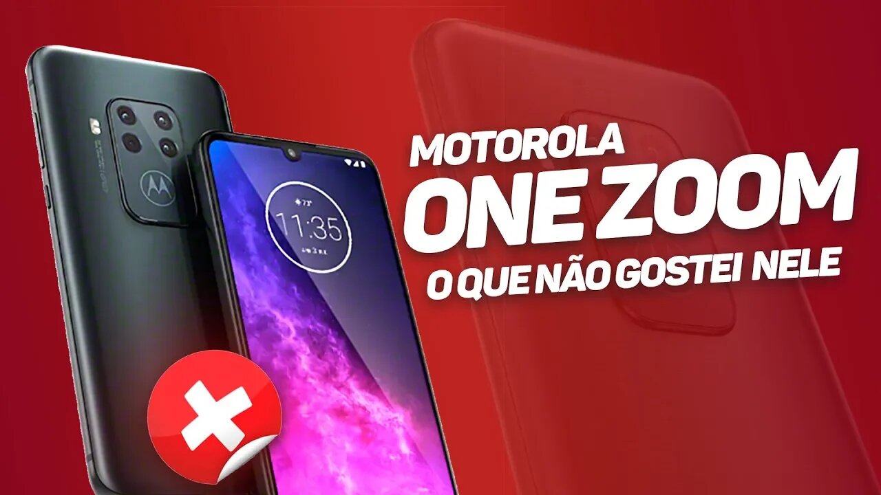 Motorola One Zoom - O que NÃO gostei nele!
