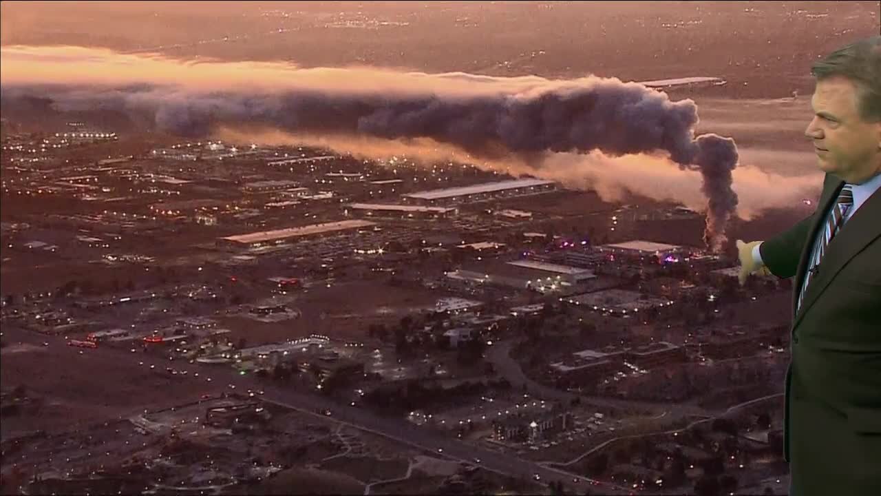 South Metro Fire Rescue responding to two-alarm fire in Centennial