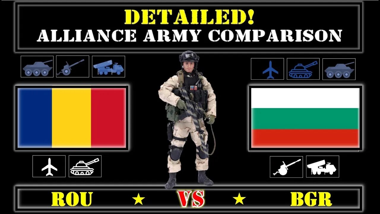 Romania VS Bulgaria Detailed Comparison of Military Power/ Army 2021