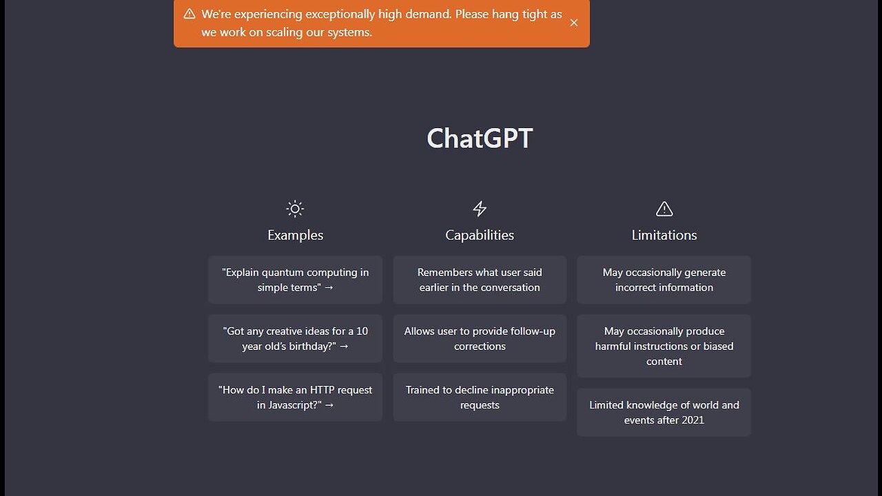 How to BYPASS ChatGPT OVER CAPACITY ERROR