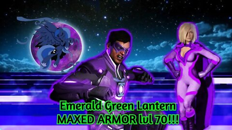 Emerald Green Lantern has his armor maxed out! Injustice 2 mobile
