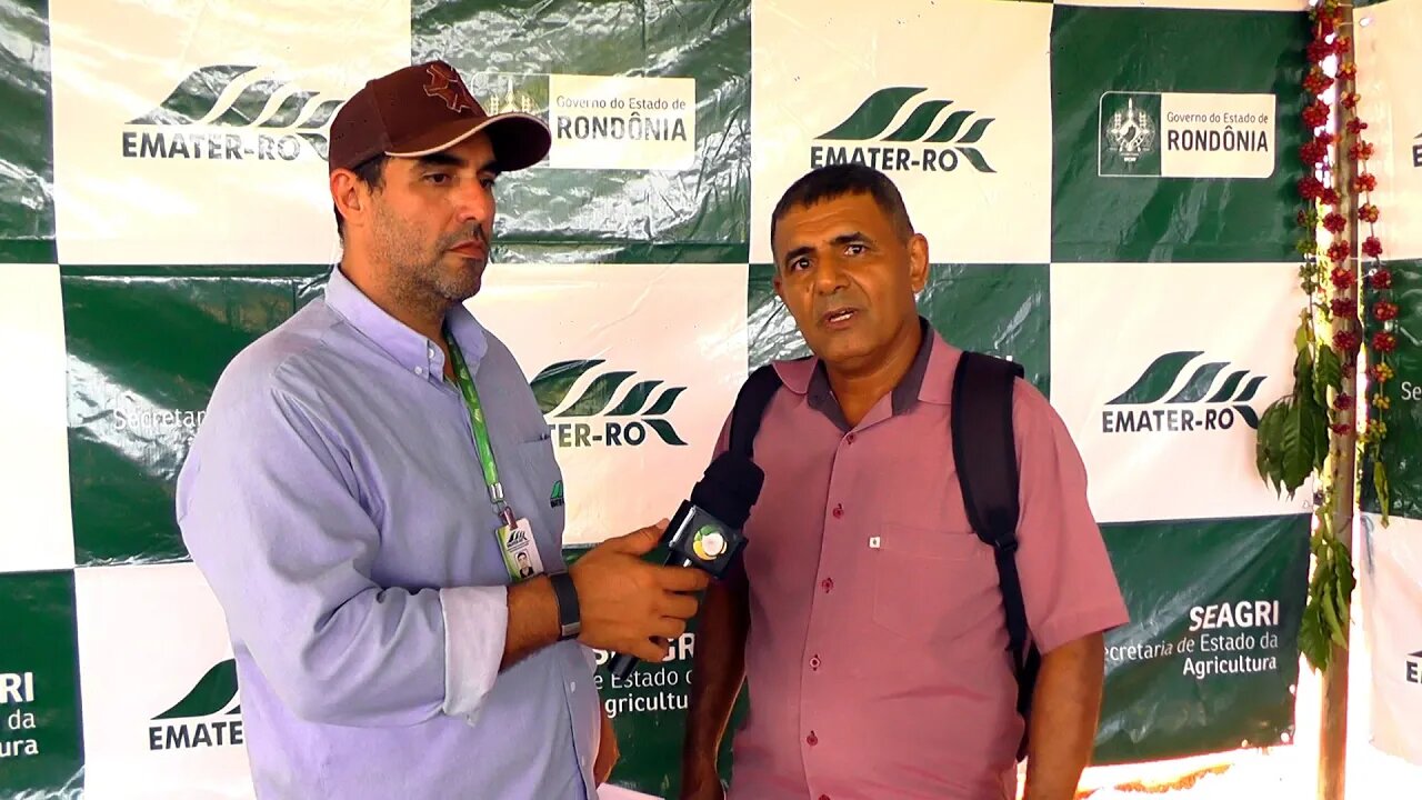 Professor Antônio escola Jk participa em Alta Floresta D’Oeste do dia especial sobre Café Clonal