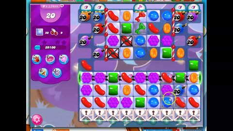 Candy Crush Level 5934 Talkthrough, 23 Moves 0 Boosters