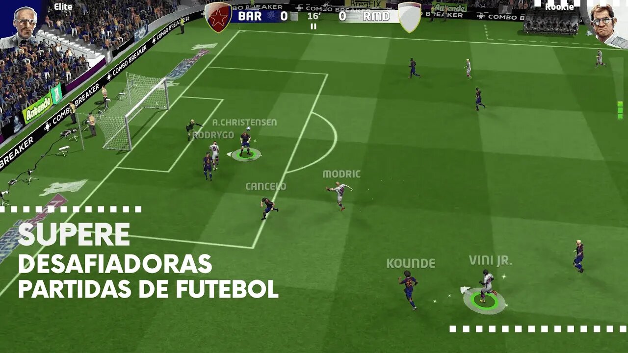 Sociable Soccer 24 - Dispute Desafiadoras Partidas de Futebol Avançando por 10 Diferentes Divisões