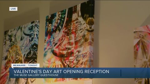 Art gallery for Valentine's Day at The Muse