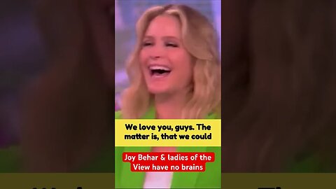 Getting ahead in life with no brain with Joy Behar