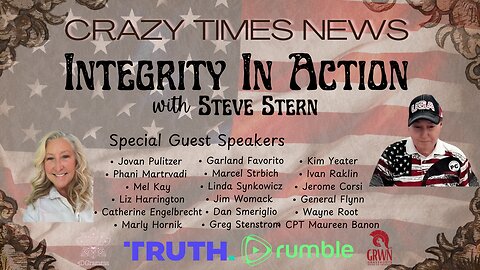 INTEGRITY IN ACTION With Steve Stern & Guest Speakers