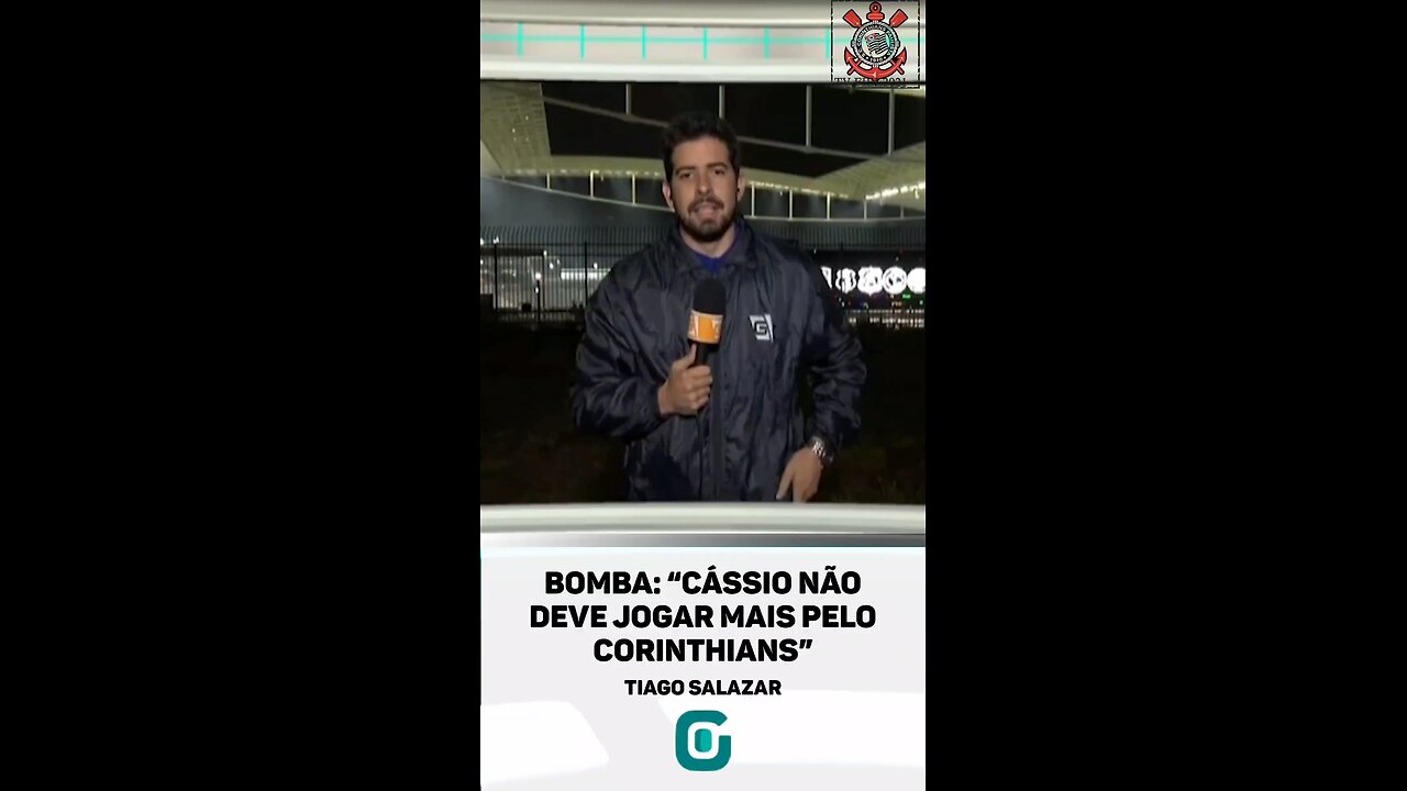 Cássio se despede da torcida do Corinthians.