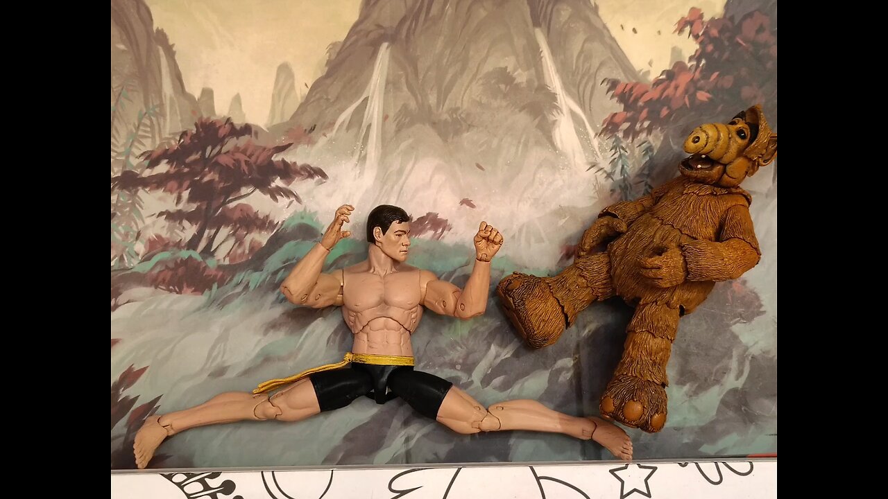 Jean-Claude Van Damme Stop Motion Fight
