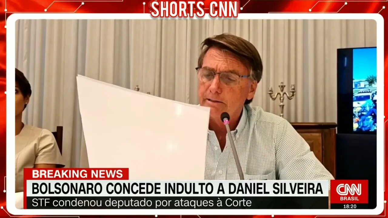 Bolsonaro decreta perdão da pena a Daniel Silveira; veja íntegra | CNN 360º