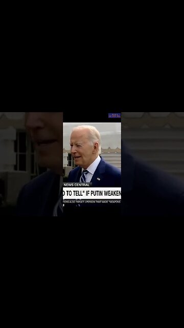 Joe Biden informs the world that Putin is losing the war....in Iraq