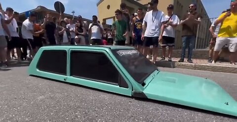 Worlds lowest car! 😮