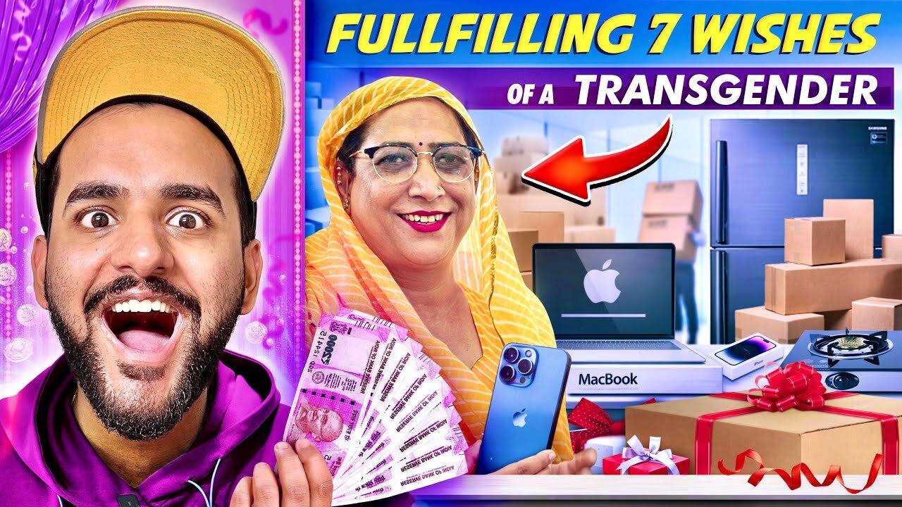 I FULFILLED A TRANSGENDERS 7 WISHES in 24 HOURS 😍