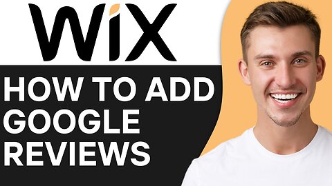 HOW TO ADD GOOGLE REVIEWS TO WIX WEBSITE