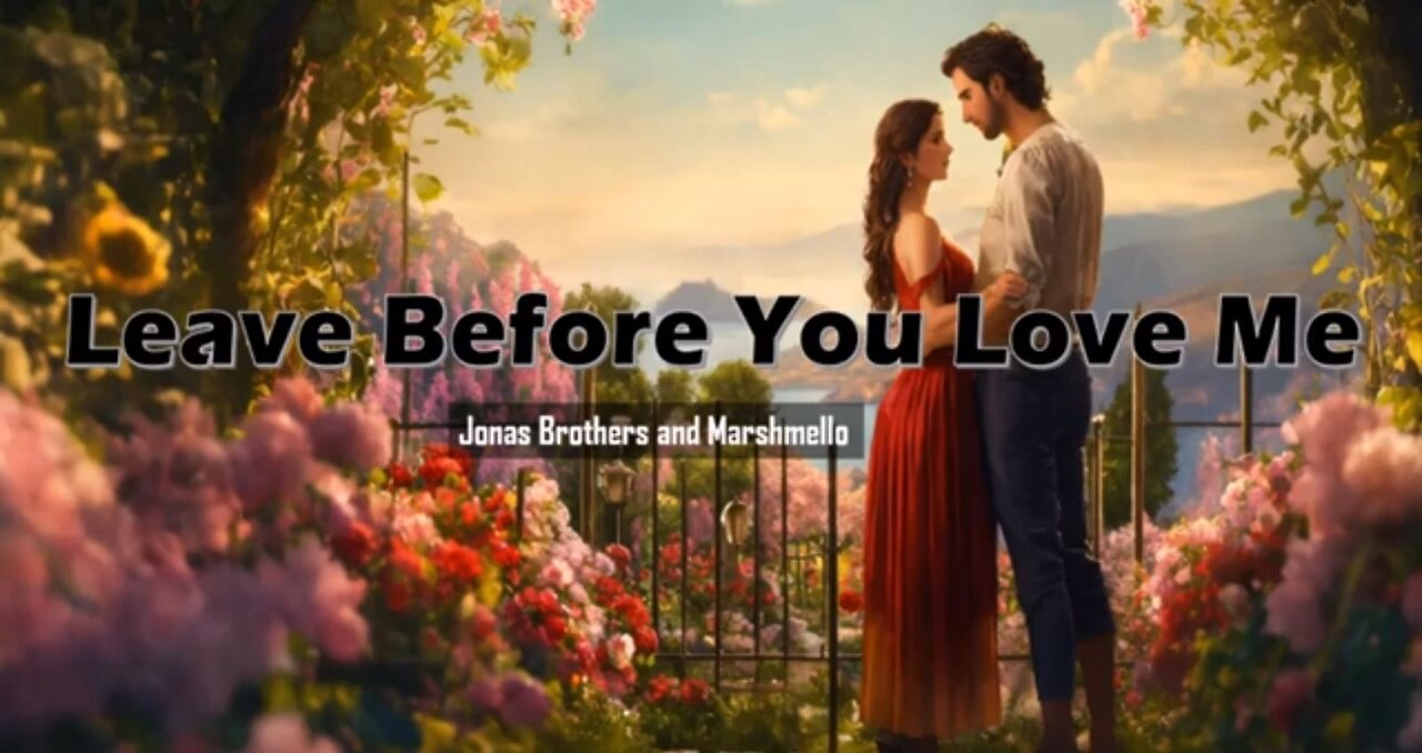 Leave Before You Love Me - Marshmello x Jonas Brothers