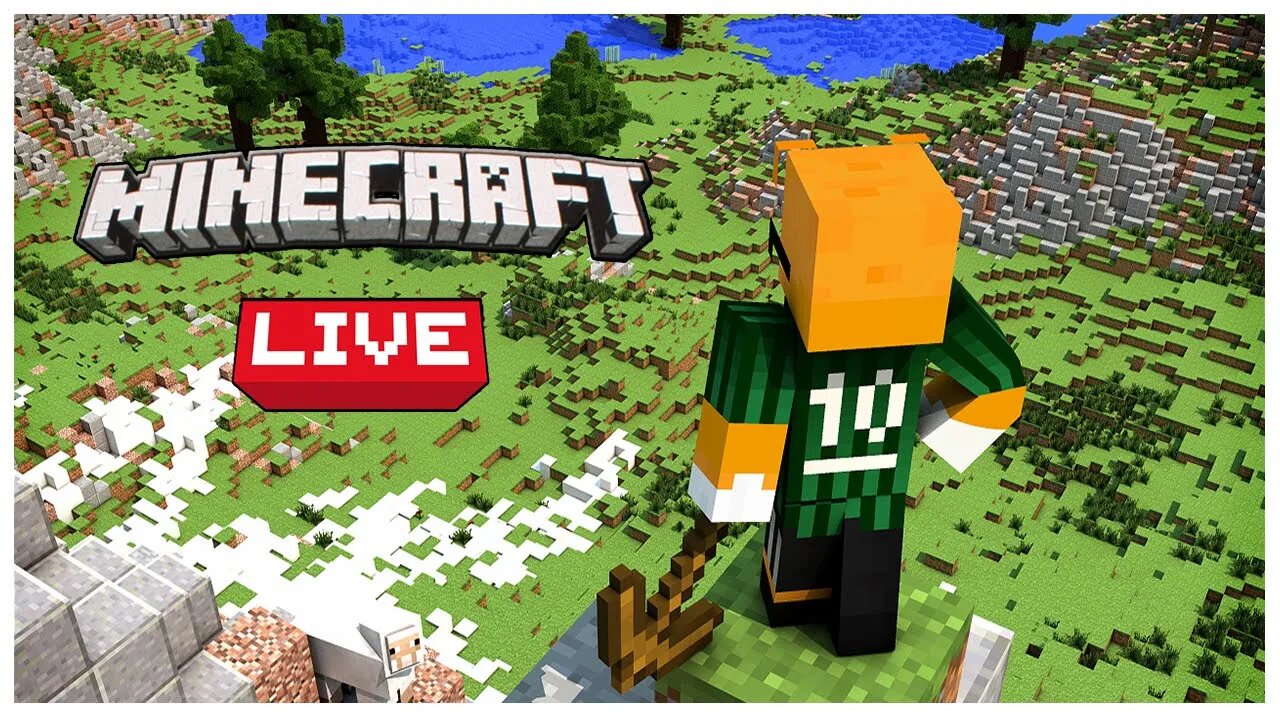 Fazendo uma live de Minecraft