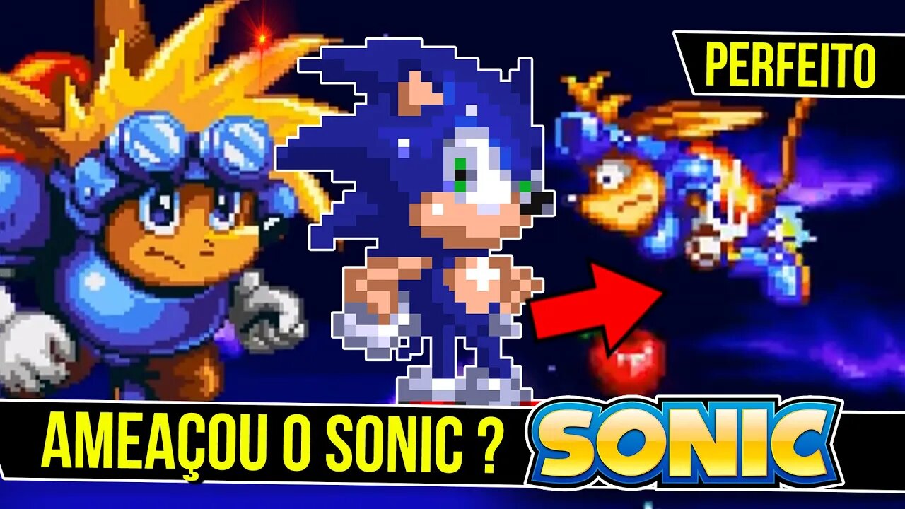 Jogo que Tentou acabar com Sonic?! | Spakrster Rocket Knight #shorts