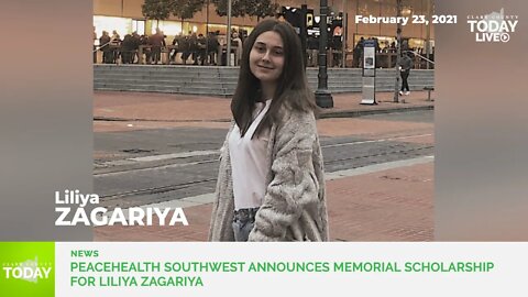 PeaceHealth Southwest announces memorial scholarship for Liliya Zagariya