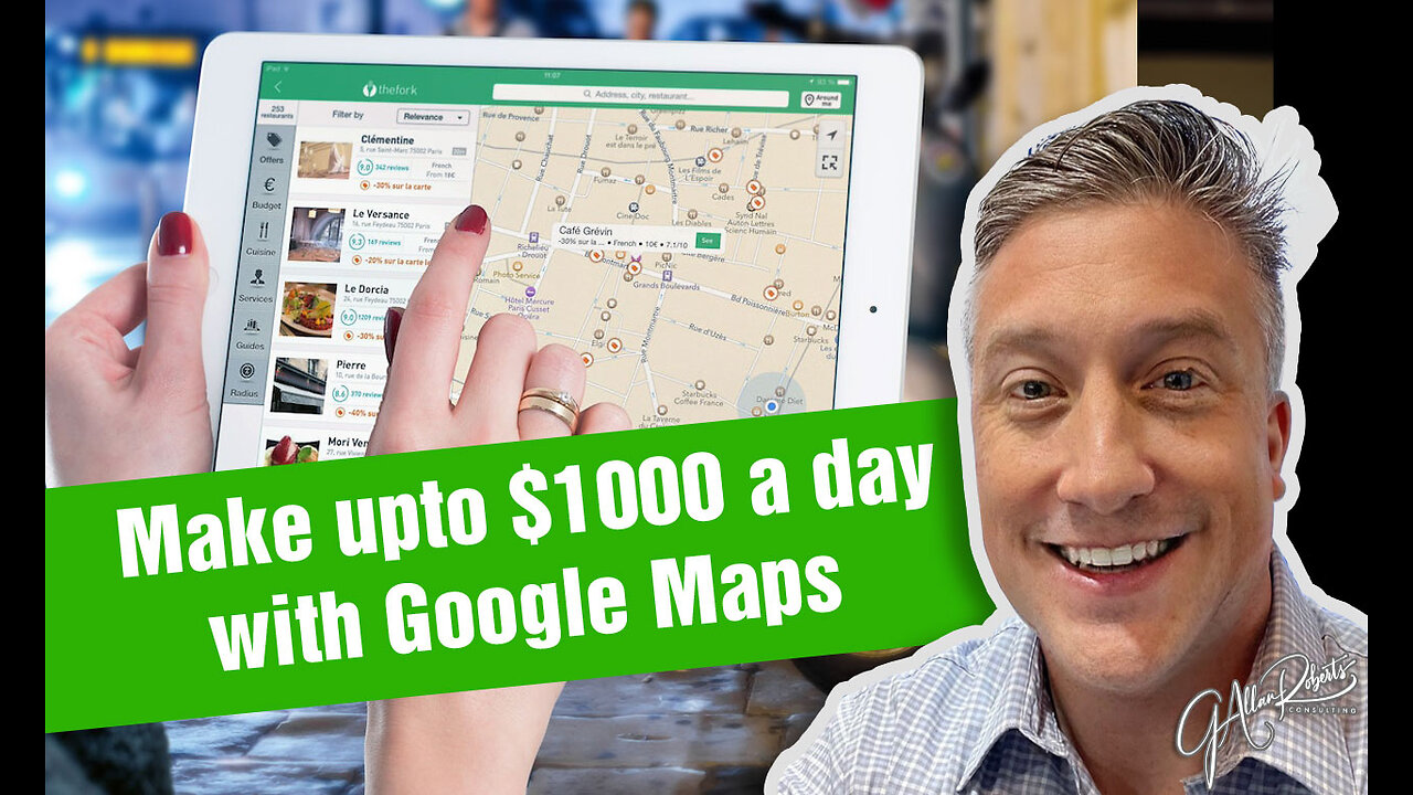 GoogleMaps: How To Earn uptp $1000 per day using the mapping service