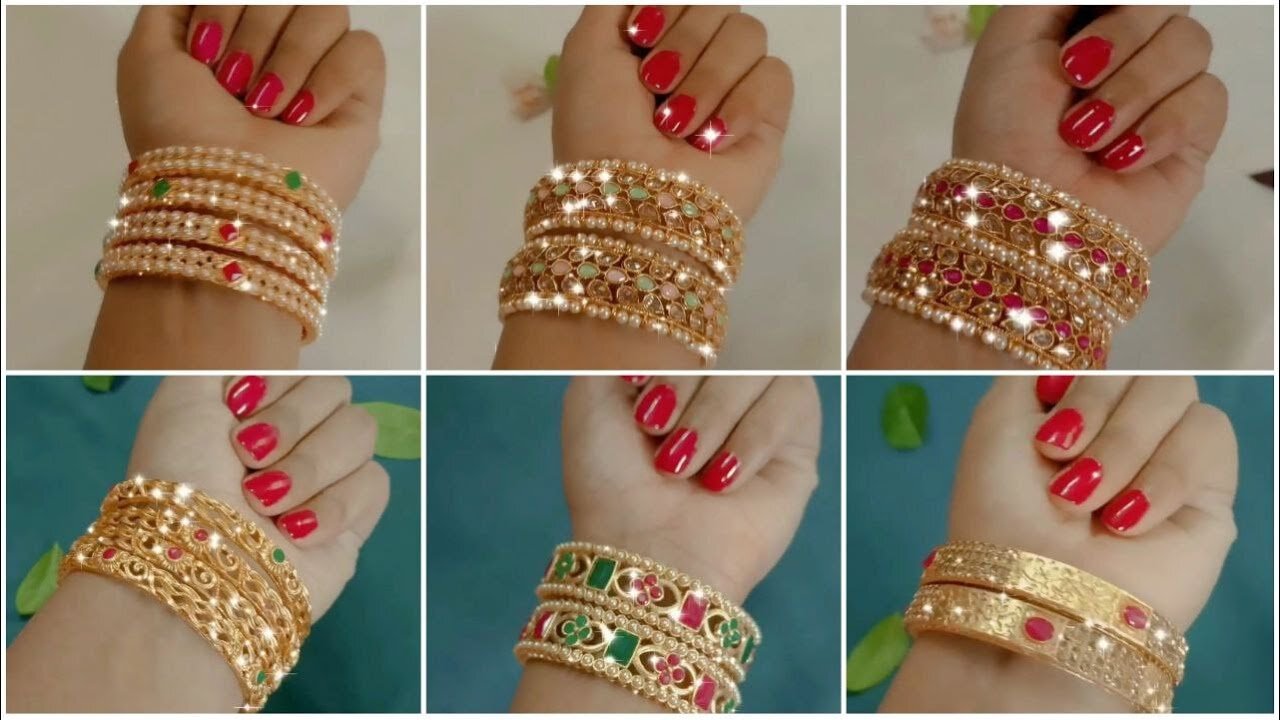 Latest Artificial Bangles Designs with Stones!! Bangles Whic