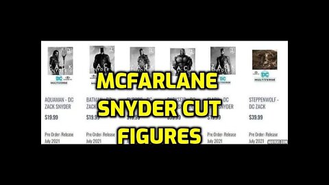 MCFARLANE SNYDER CUT FIGURES LEAKED - MCFARLANE DARKSEID AND STEPPENWOLF - NINJA KNIGHT