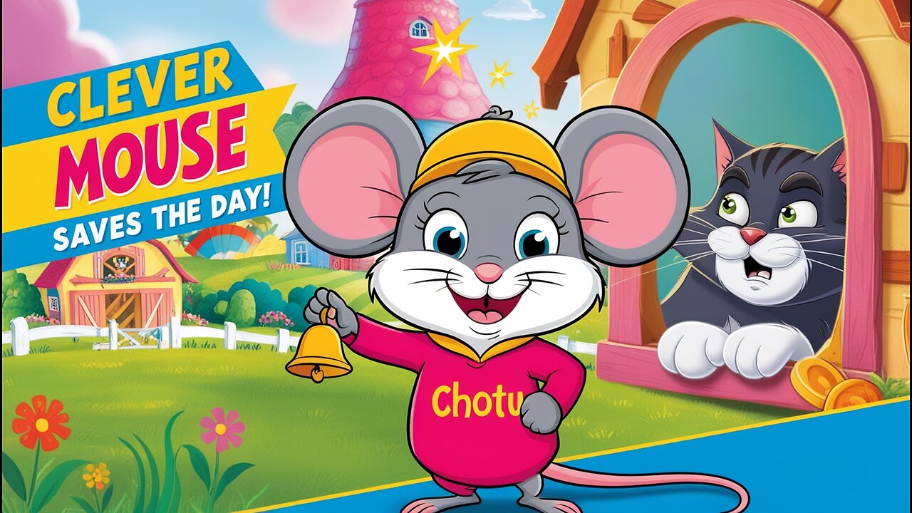 चतुर चूहे का चमत्कार | Clever Mouse Saves the Day | Hindi Moral Story for Kids