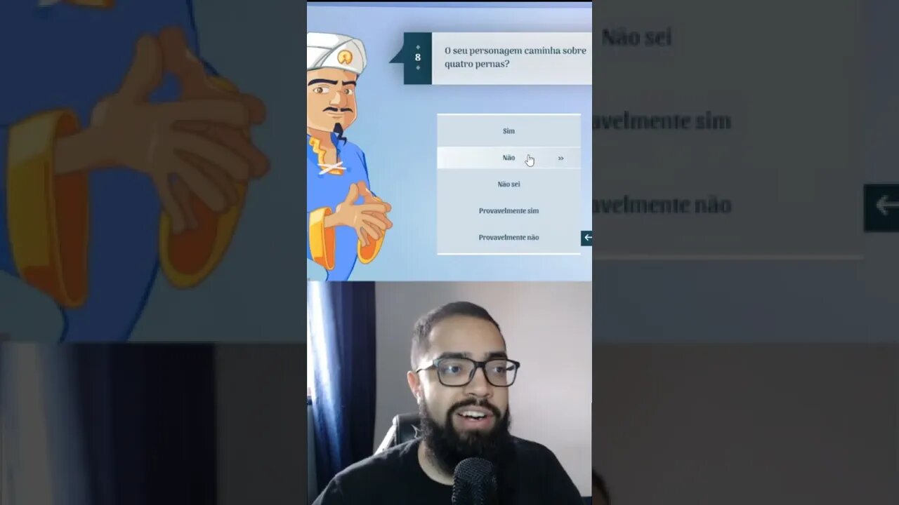 Será que o Akinator conhece o Recruta dos pinguins? #shorts