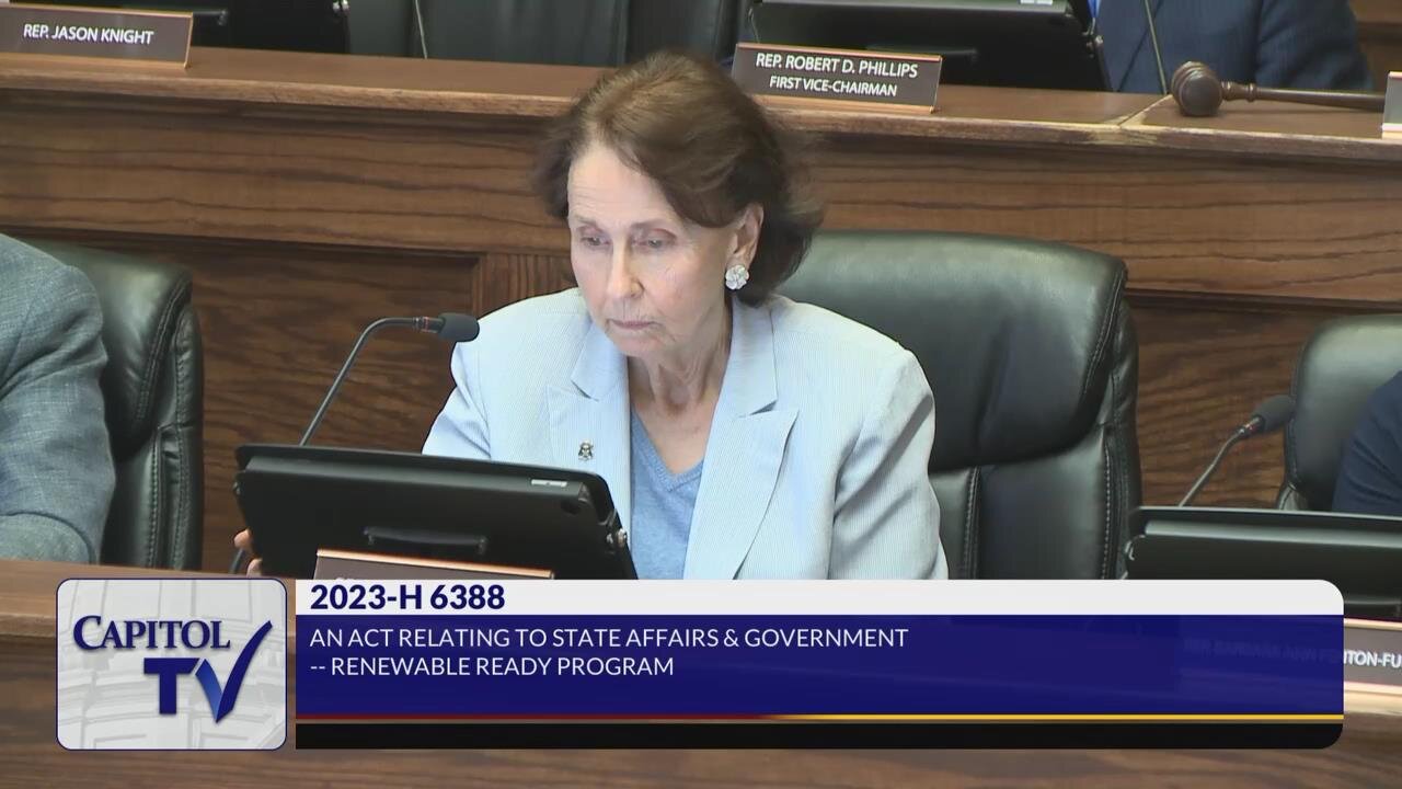 Rep. Patricia Morgan Questions Taxpayer Funding Of Renewable Energy Project Grid Interconnects By Private Companies Who Then Solely Profit From Those Projects