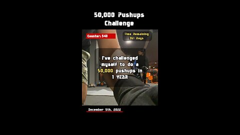 50K Pushups Challenge - Workout 5