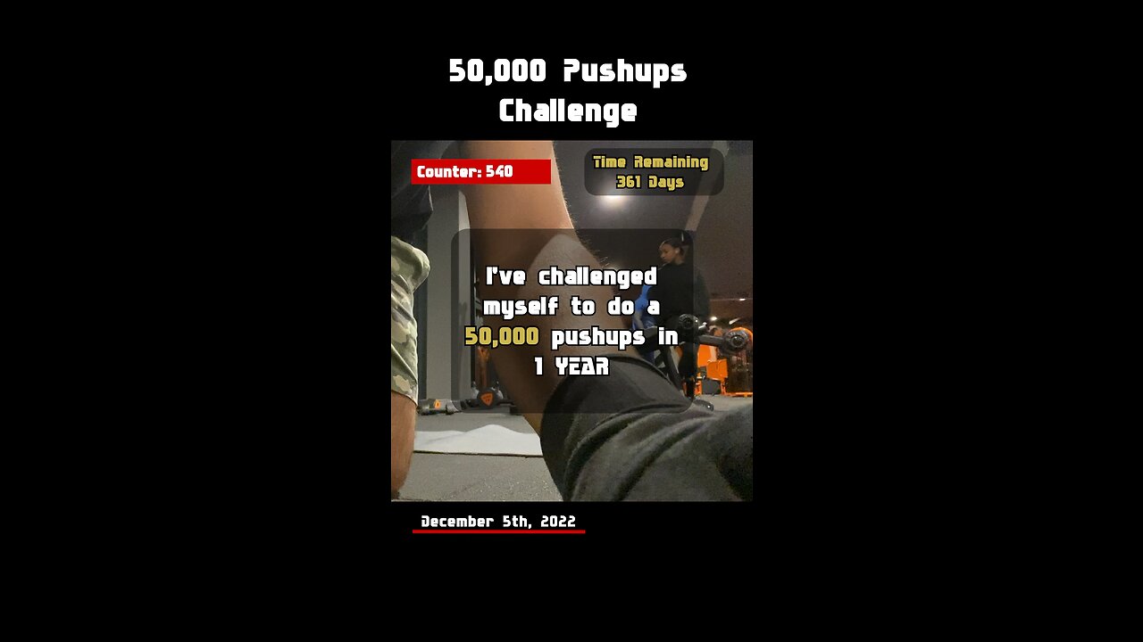 50K Pushups Challenge - Workout 5