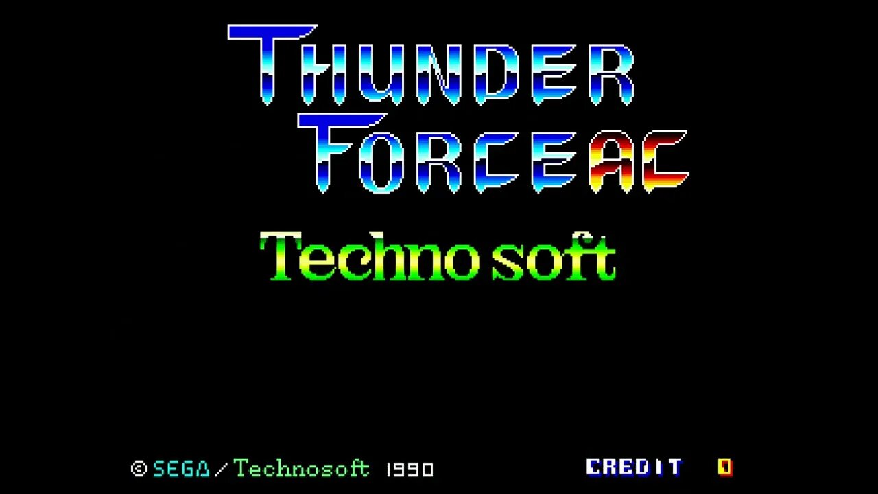 Thunder Force AC Final Burn Neo Libretro Core Test