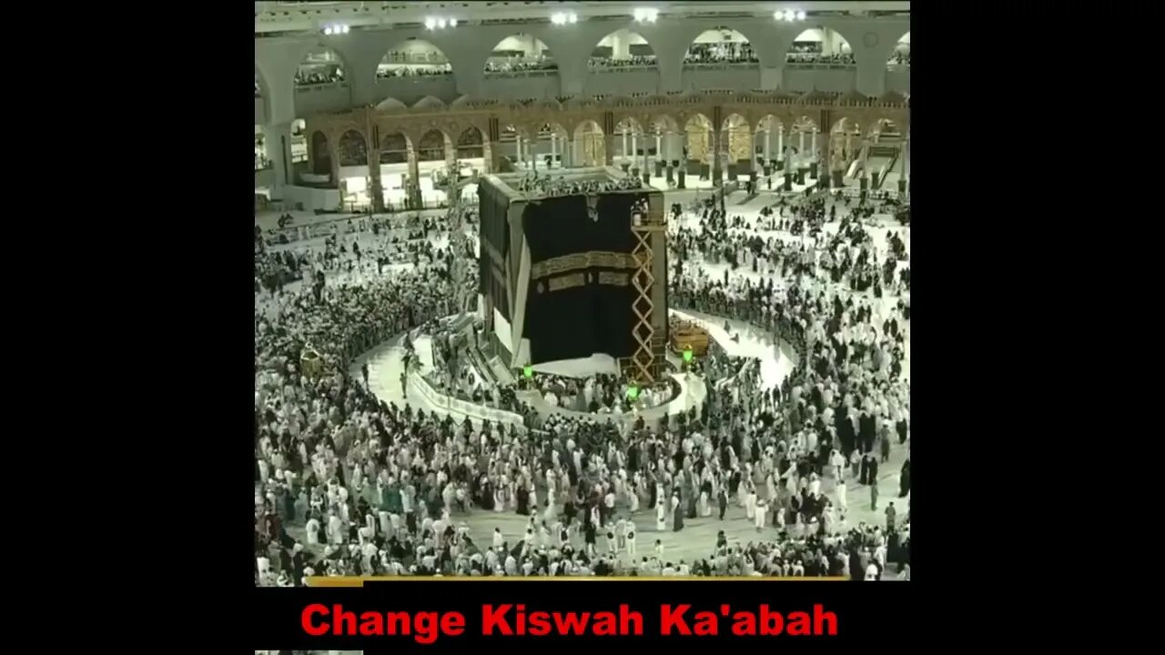 Change Kiswah Ka'abah || Ka'abah Change the Cover || New Look ||