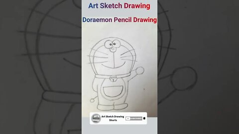 Pencil Drawing Doraemon Tutorial Step by Step Shorts 3 #doraemondrawing #drawingshorts