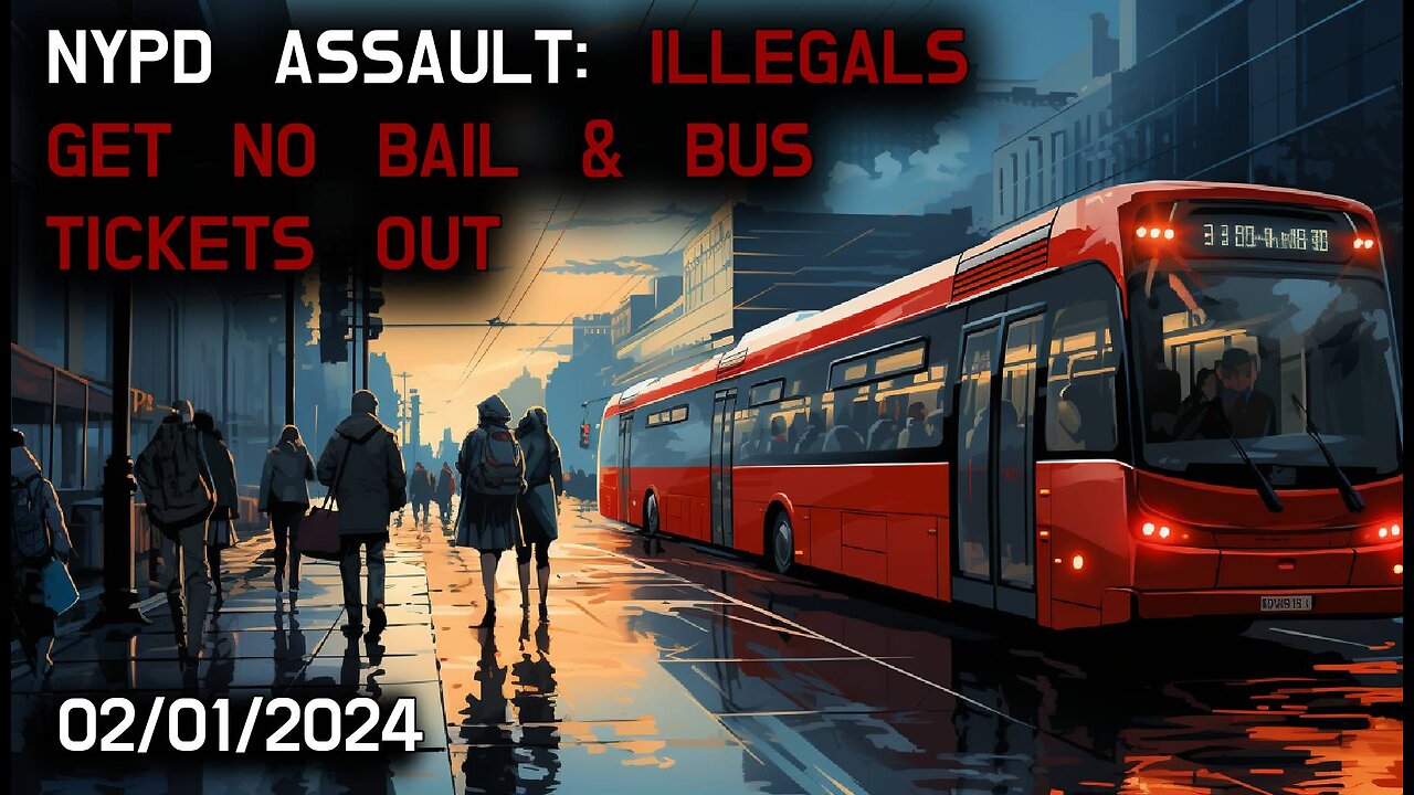 🚔🚍 NYPD ASSAULT: ILLEGALS GET NO BAIL & BUS TICKETS OUT 🚍🚔