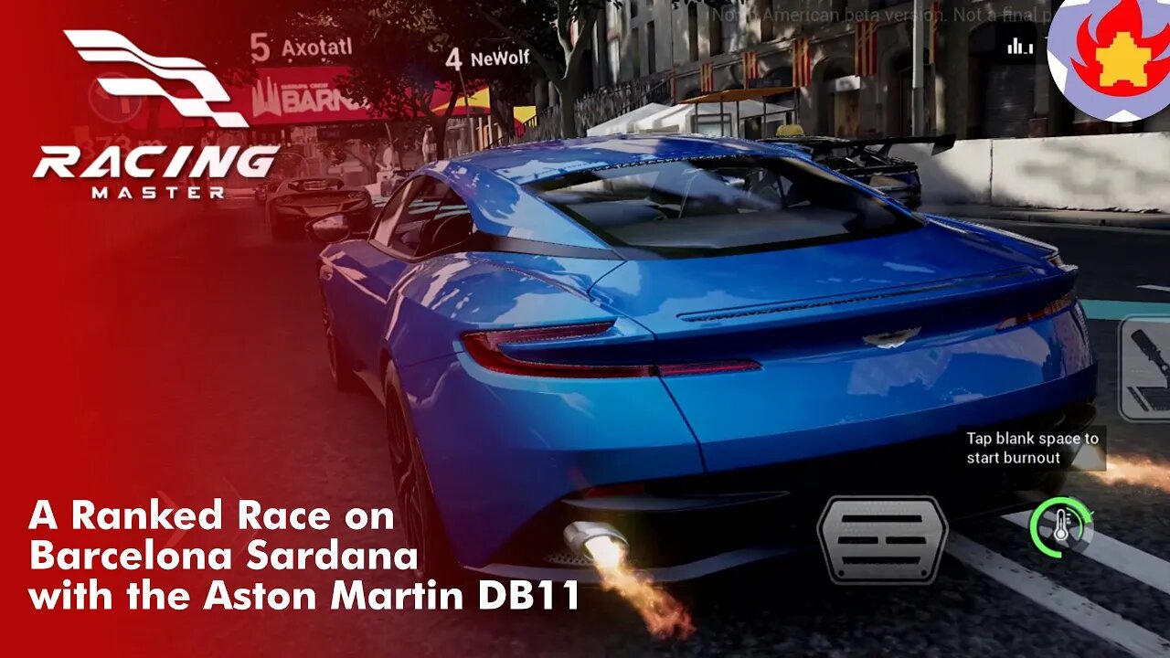 A Ranked Race on Barcelona Sardana with the Aston Martin DB11 | Racing Master